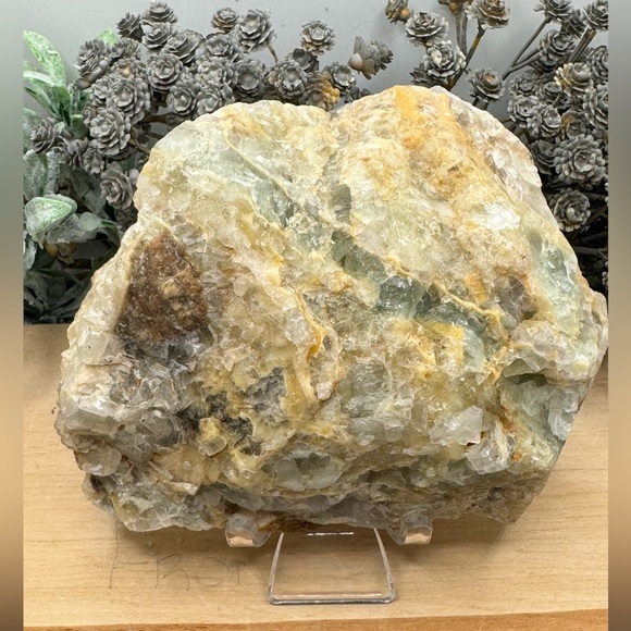 All Natural Uncut Fluorite Chunk w/ UV Reaction - Picture 3 of 8